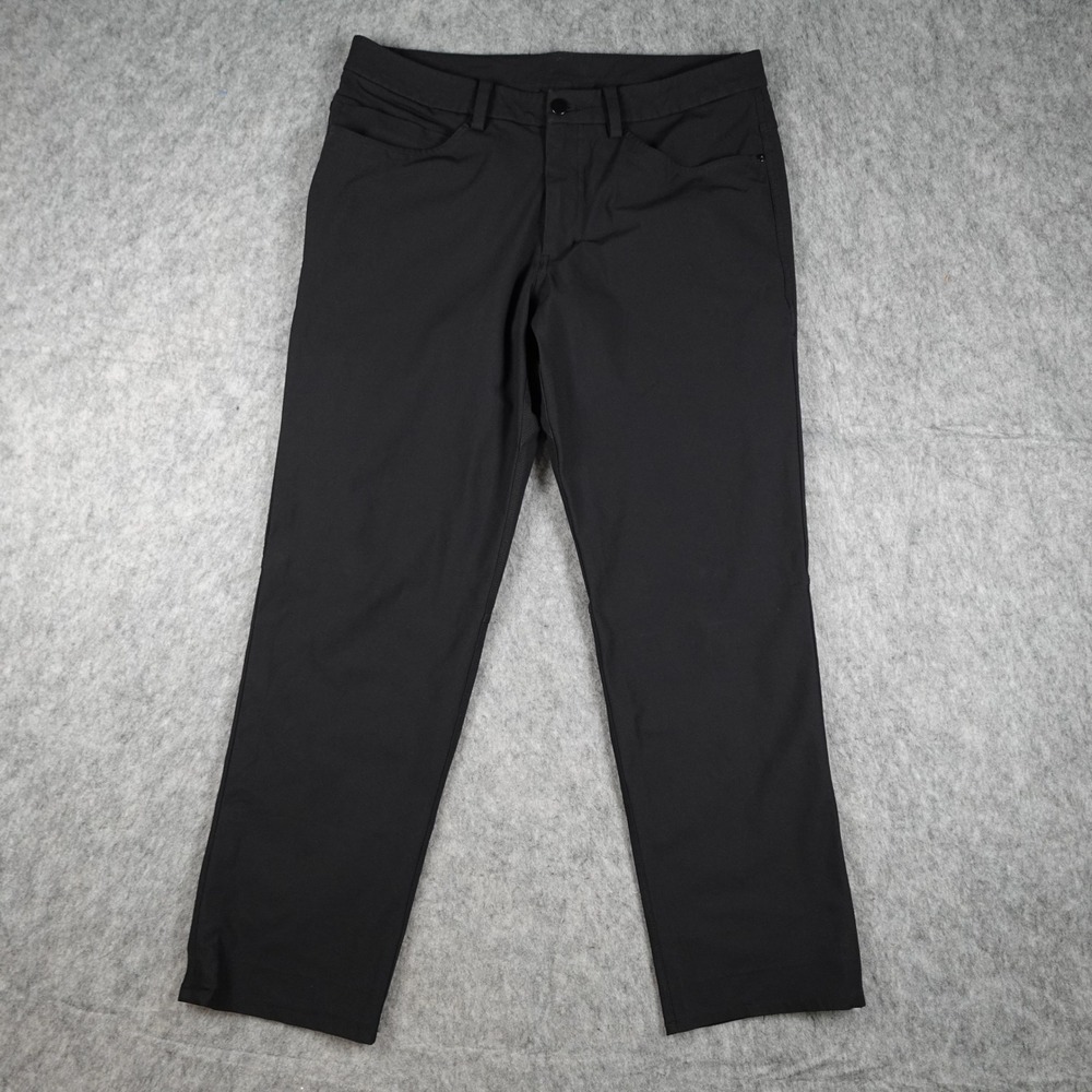 Lululemon Pants Mens 33 Black ABC Classic Warpstreme Stretch Chino Golf Work